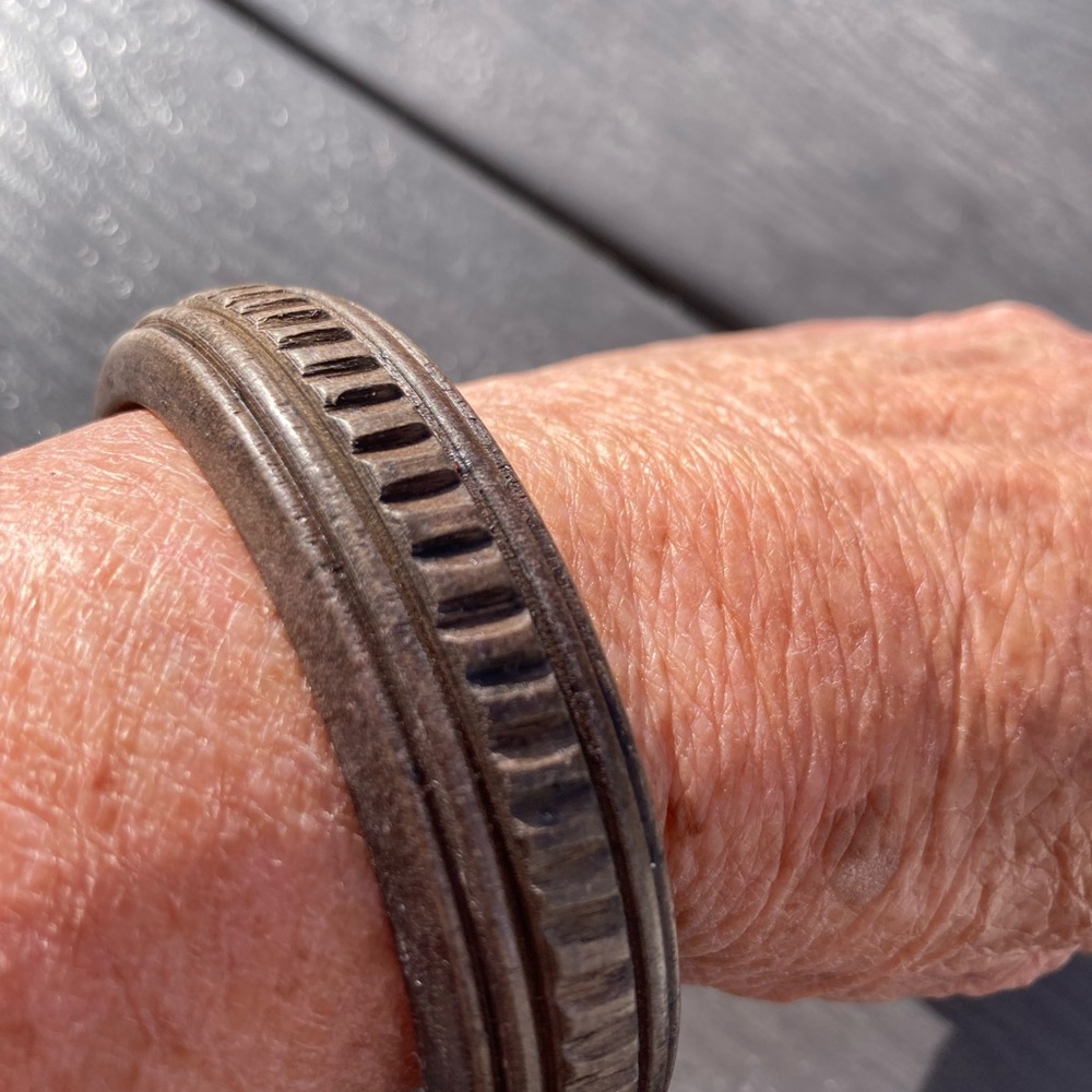Wood Bangle Bracelet 3” diameter